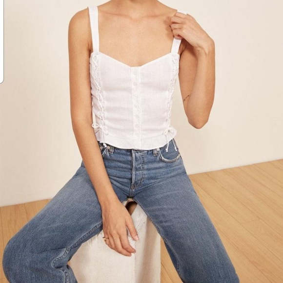 Tops - Reformation landen top white Tops - Reformation landen top white